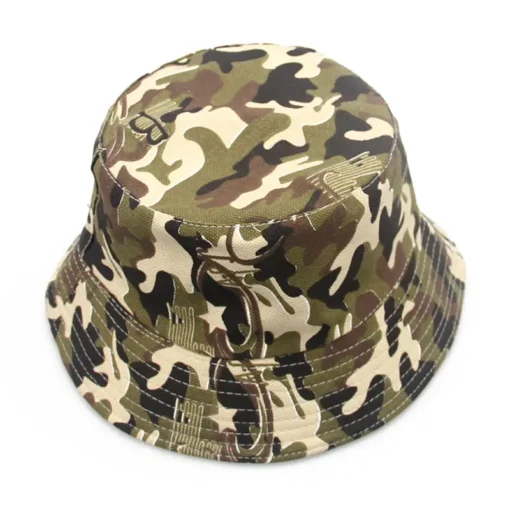 Bucket Hat Korean Style Camouflage