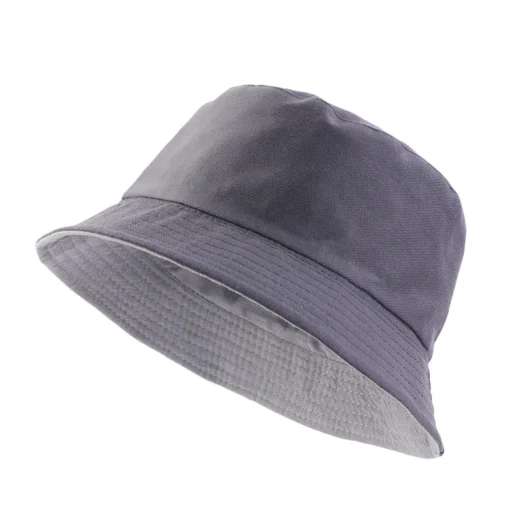 Bucket Hat Foldable Dark Grey