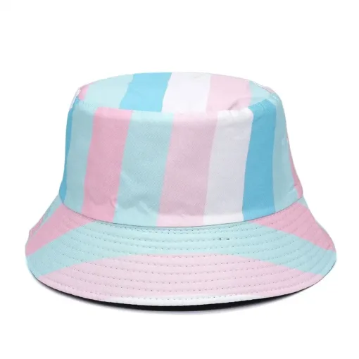 Bucket Hat Reversible Rainbow Style 2