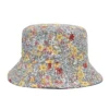 Bucket Hat Reversible Floral White