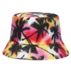 Bucket Hat Palm Tree Color Yellow