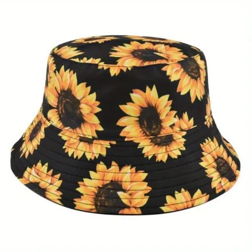 Bucket Hat Sunflower Black