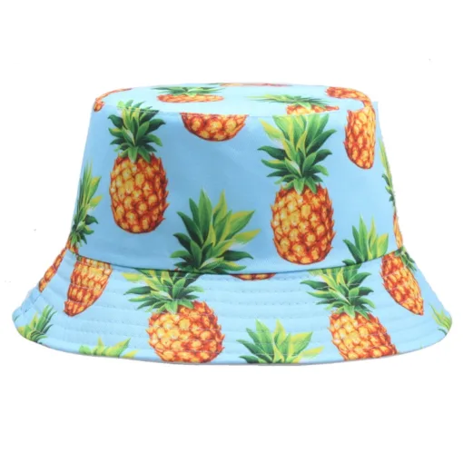 Bucket Hat Pineapple Sky Blue