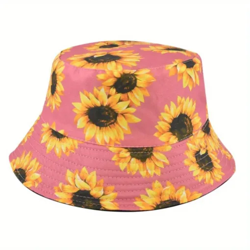 Bucket Hat Sunflower Pink