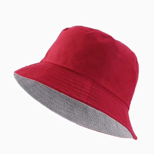 Bucket Hat Foldable Red