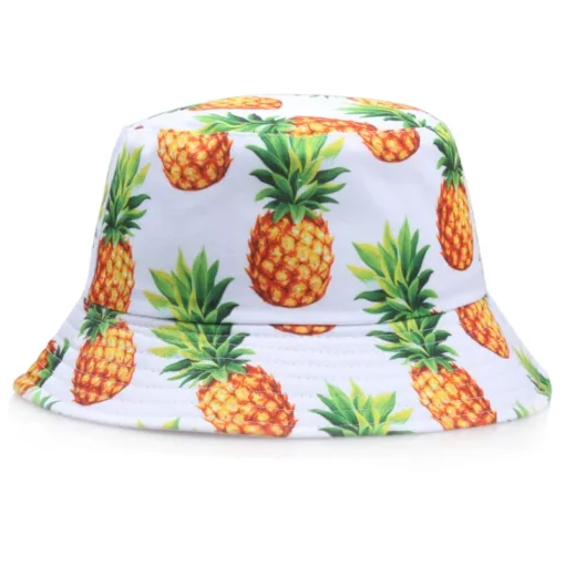 Bucket Hat Pineapple White