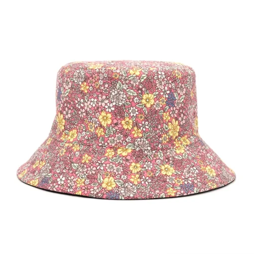 Bucket Hat Reversible Floral Pink