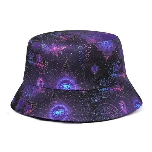 Bucket Hat Retro Print Style 4