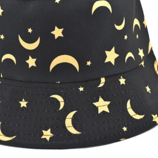 Bucket Hat Reversible Moon Image 2