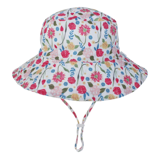 Baby bucket hat Rose Flowers
