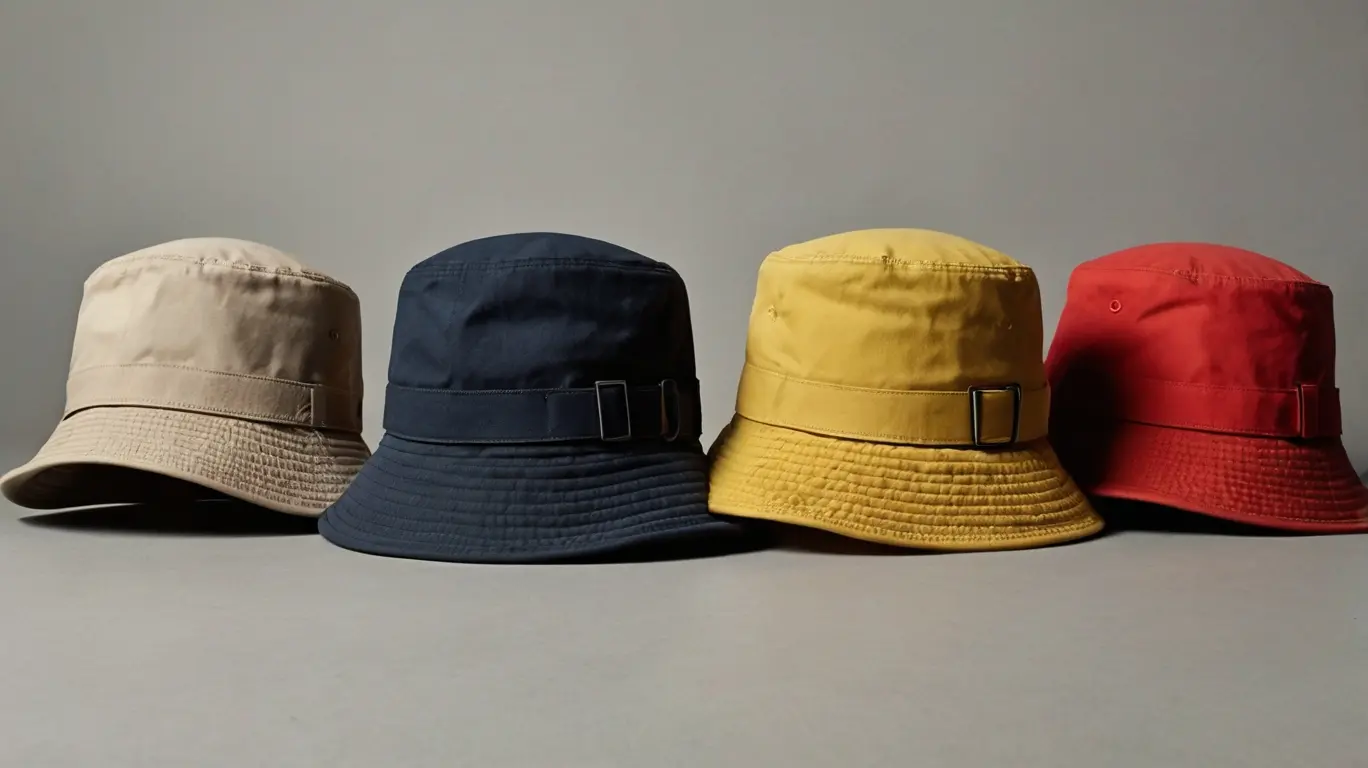 collection of bucket hats
